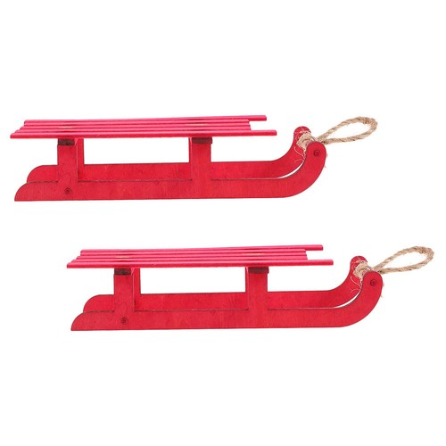 Pcs luge bois decoration - 2,