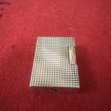 St. Lighter Silver Plated Dupont