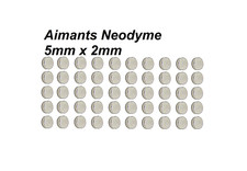 Lot 50 Aimant Neodyme Neodium Disque Rond Fort Puissant Super Magnet 5mm X 2mm