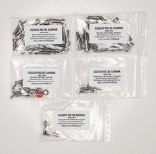 SUZUKI RG 50 GAMMA 1982-1995 Kit vis BTR inox moteur complet RG50