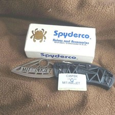 Spyderco C35 Q Folding Knife, Corporate Model? C35PBK Free Shipping