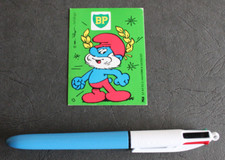 Autocollant / Sticker - BP Huile - Schtroumpf