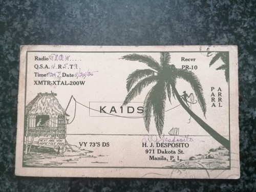 Carte qsl radio amateur - qsl,