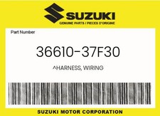 Suzuki Genuine Harness, Wiring - 36610-37F30