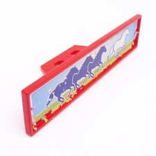 40481 Playmobil Enseigne Rouge Centre équestre System X 4190 Sticker Usé