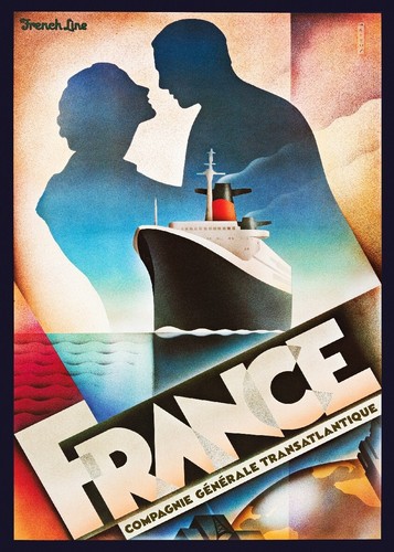 Paquebot france rciy poster - france, rciy-poster
