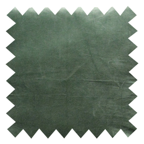 Tissu velours coton sauge - velours,