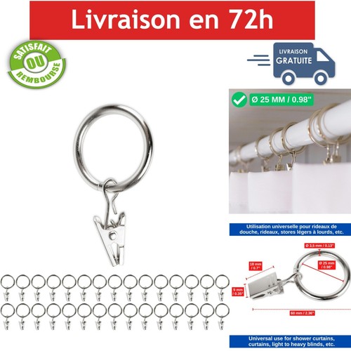 Pinces rideaux avec - pinces, à
