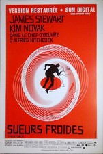 Sueurs froides Vertigo Affiche