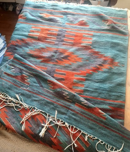 Vintage southwestern kilim rug - vintage,