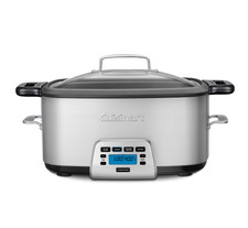 Cuisinart 7-Quart 4-in-1 Cook Central Multicooker Aluminum Certified Refurbished