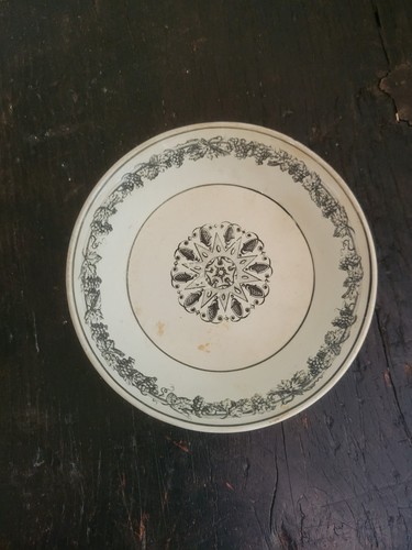 Ancienne soucoupe faïence - soucoupe,