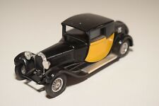 A5 1:43 MATCHBOX YESTERYEAR BUGATTI TYPE 44 NOIR JAUNE EXCELLENT ETAT