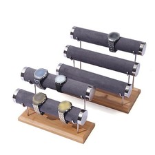 Bracelet présentoir avec  bois  tour verticale porte-bracelet pour montre