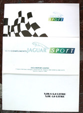 JAGUAR XJR.S 6,0 LITRE ET XJR  4,0 LITRE - CATALOOGUE DE VENTE - RARISSIME !!!