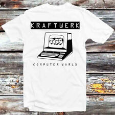 Kraftwerk Promo Release Computer World Vinyl Label T Shirt B459