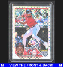 Oscar Gonzalez 2023 Topps Chrome X factor SP RC CLE Guardians 207