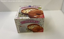 Vintage Romertopf Terra Cotta Clay Dessert Baker Apple Made in W. Germany w/Box