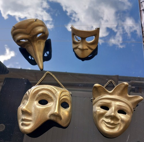 Sculptures masques de - masques,