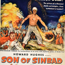 1955 Son Of Sinbad Dale Robertson Sally Forrest Lili St Cyr Vincent Price Poster