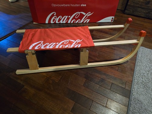 Luge bois coca cola neuve - coca,