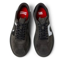 Camper NWOT Men's Pelotas soller lace up sneakers dark grey leather shoes 8 /41