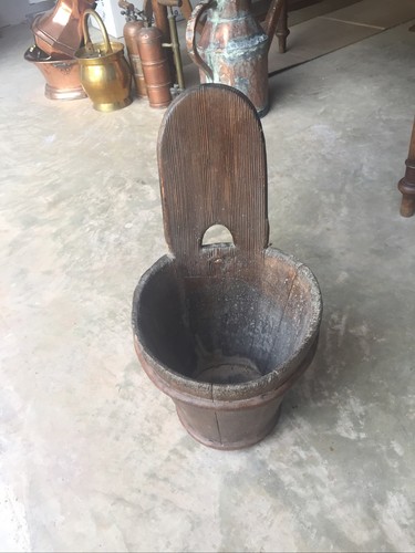 Ancienne hotte bois - hotte, en
