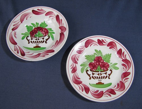 Paire assiettes corbeilles - paire, d'