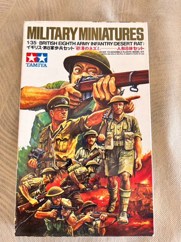 Soldats anglais 8th army - soldats,