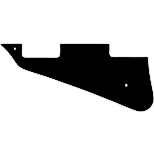 Pickguard gaucher noir 1pli - gaucher,