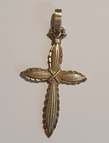 Belle croix ancienne argent - en,