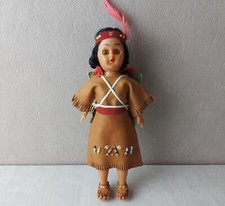 Ancienne poupée souvenir indienne / amérindienne, Indian Doll, 1960 / vintage