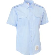 MEN MALE AIR FORCE USAF CIVIL AIR PATROL BLUE SHORT SLEEVE SHIRT SIZE 15 and 16