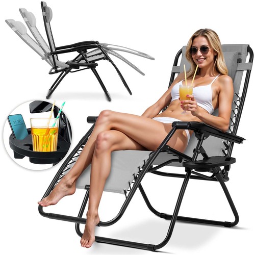 Chaise longue pliante - , de