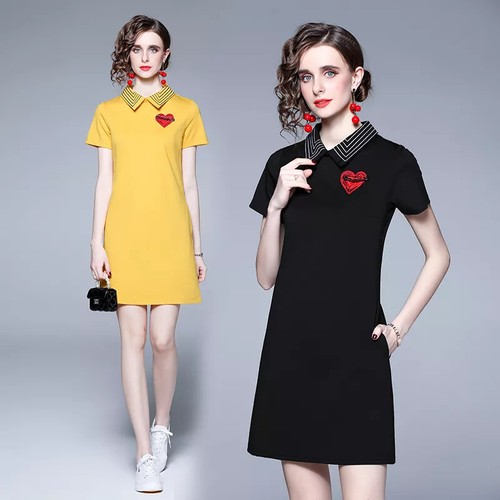 Robe femme court manche courte - court,