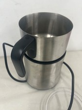 Mousseur à lait amovible, mousseur à lait chaud et froid 500 ml et cuiseur...