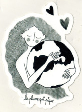 Sticker sticker - La plume qui pique