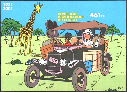 Congo tintin ford - tintin,
