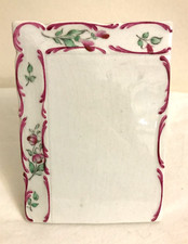 Porte Menu en porcelaine de Luneville modèle reverbère