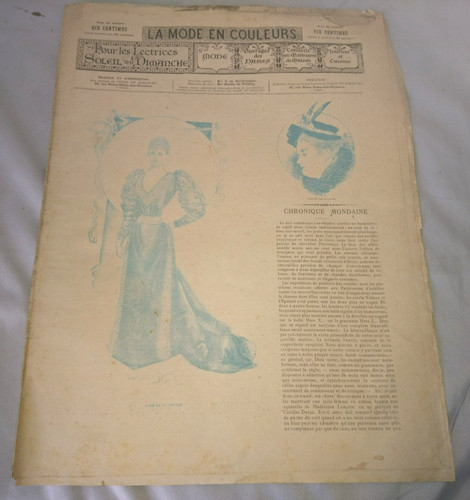 Ancien journal revue mode - ancien, la