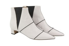 EMPORIO ARMANI X3M311 Chaussures Femmes EU37 Cuir Blanc À Talons Pointus