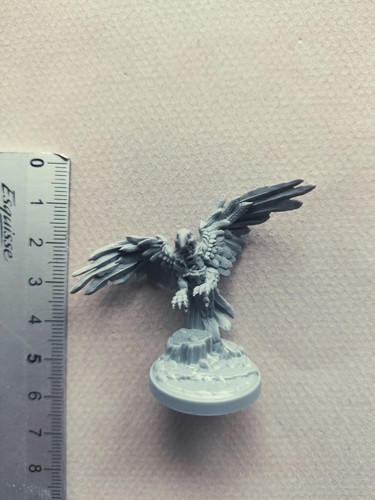 Raven companion miniature - raven,
