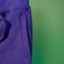 Mens - Sweatpants - size L Large - Purple With Multicolor Teddy Bear