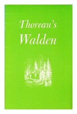 THORPE, JAMES Thoreau's Walden 1977 First Edition Paperback