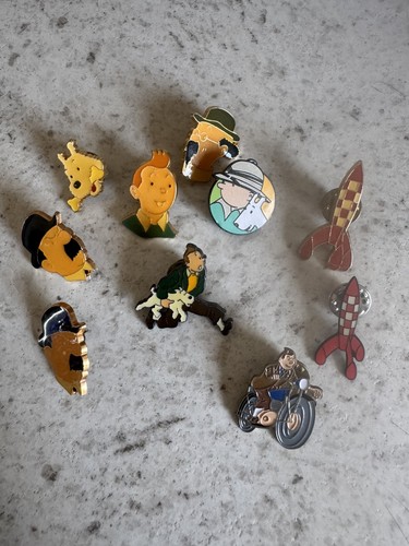 Lot rare pin tintin - de,