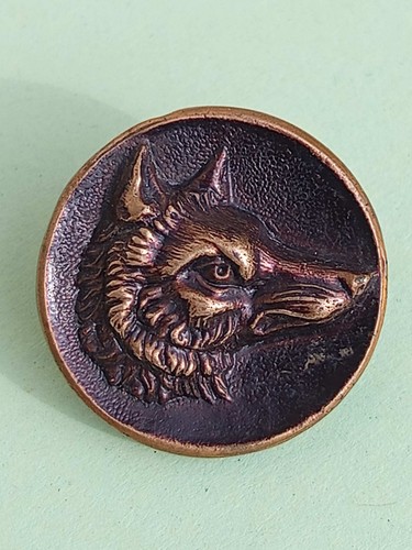 Ancien bouton chasse courre - bouton, à