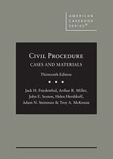 Civil Procedure: Cases and - Hardcover, by Friedenthal Jack; Miller - Good