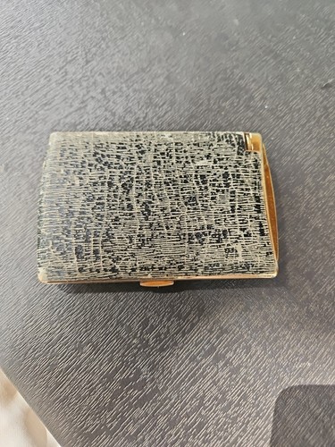 Vintage cigarette case with - cigarette,