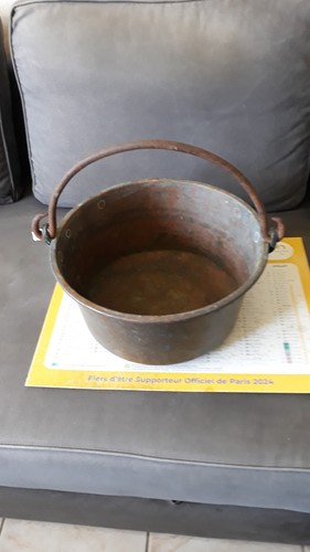 Ancien chaudron cuivre - ancien,