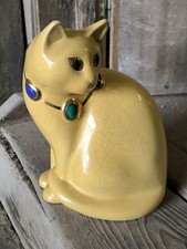 Chat  Emaux de Longwy  29 cm